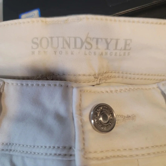 SOUND/STYLE Off white jeans Sound/Style/ Jamie ankle/ slim & sleek - Picture 7 of 8